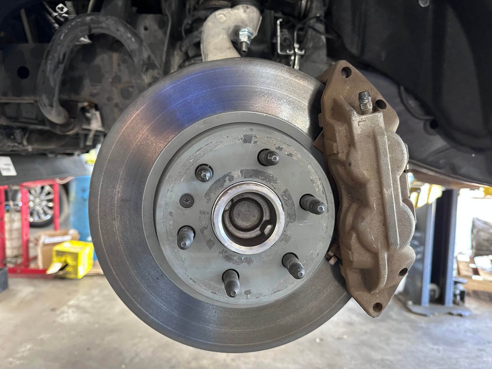 Image: Brake Rotor and Caliper